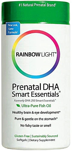 Rainbow Light Prenatal DHA™ Smart Essentials - 60 Cápsulas Gelatinosas - Suporte Nutricional Completo para Gestantes