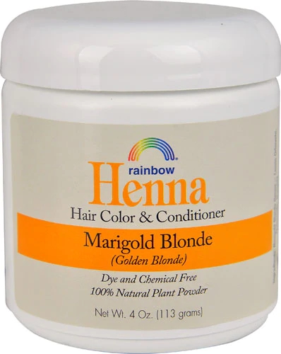 Rainbow Research Henna Loiro Dourado Mel - Coloração e Condicionador Natural (113g)