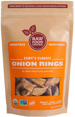 Anéis de Cebola Orgânicos Raw Food Central Curt's Classic Sem Glúten - 42g
