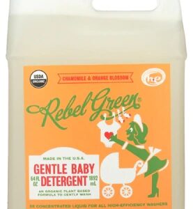 Detergente Lava Roupas Bebê Rebel Green Camomila e Flor de Laranjeira - 1892ml