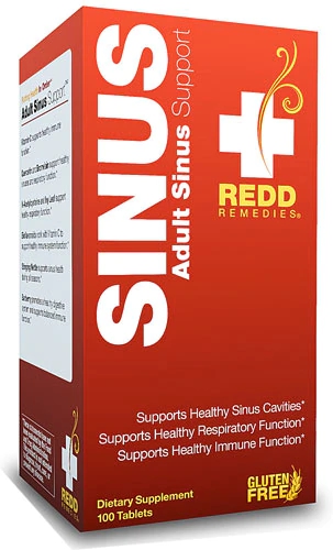 Redd Remedies Adult Sinus Support™ - 100 Comprimidos para Suporte Respiratório