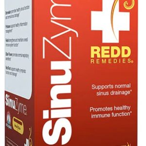 Redd Remedies SinuZyme 40 Cápsulas - Suporte Respiratório Natural