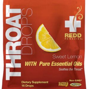 Redd Remedies Pastilhas para Garganta Doce Limão - 16 Unidades