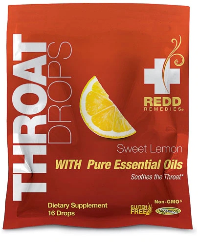 Redd Remedies Pastilhas para Garganta Doce Limão - 16 Unidades