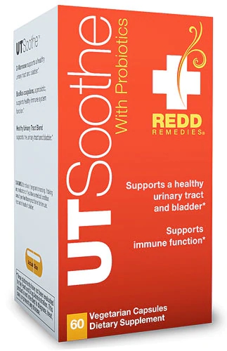 Redd Remedies UT Soothe Com Probióticos - 60 Cápsulas Vegetarianas para Saúde Urinária