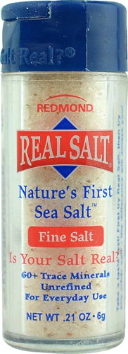 Sal Marinho Redmond Real Salt Nature's First Sea Salt Pocket Shaker 5.95g - Sal Puro e Natural