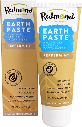 Redmond Trading Company Earthpaste Natural Toothpaste Peppermint -- 4 oz