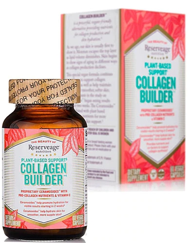 Reserveage Nutrition Collagen Builder™ Plant-Based Support -- 60 Capsules
