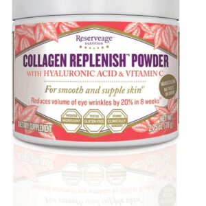 Reserveage Nutrition Collagen Replenish™ com Ácido Hialurônico e Vitamina C - 77.97g