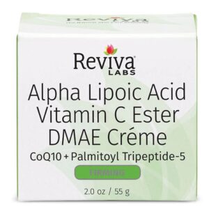 Reviva Labs Creme Facial com Ácido Alfa-Lipóico, Vitamina C Ester e DMAE - 56g