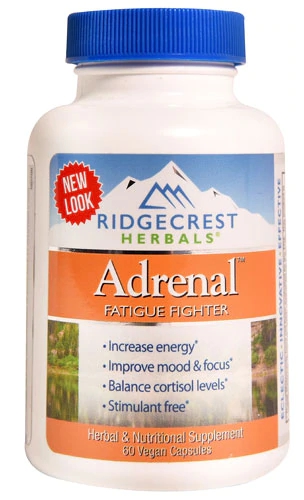 RidgeCrest Herbals Adrenal Fatigue Fighter 60 Cápsulas Vegetarianas - Energia e Bem-Estar