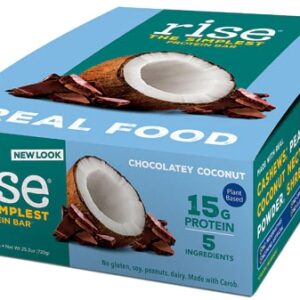 Comprar rise foods plant protein 15g bar gluten free chocolatey coconut -- 12 bars preço no brasil bars food & beverages fruit bars suplementos em oferta suplemento importado loja 19 online promoção -
