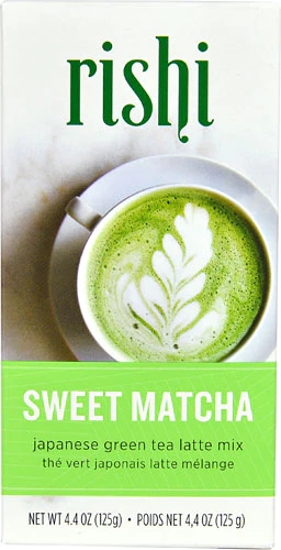 Rishi Tea Matcha Latte Mix Japonês Verde Adoçado - 125g