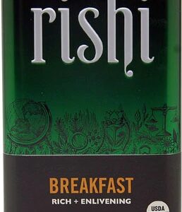 Chá Preto Orgânico Rishi Tea Breakfast Blend - Mistura Energizante 65g