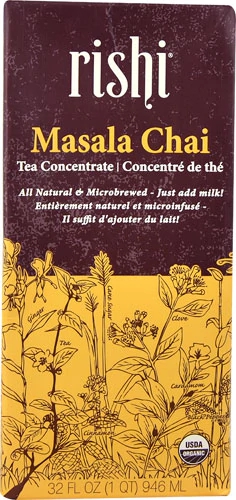 Chá Concentrado Orgânico Masala Chai Rishi Tea - 946ml
