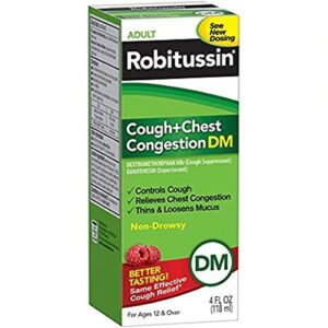 Comprar robitussin cough & chest congestion dm raspberry -- 4 fl oz preço no brasil cold & flu cough medicine cabinet suplementos em oferta suplemento importado loja 35 online promoção -
