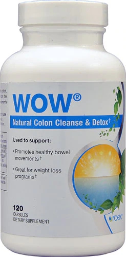 Roex WOW Limpeza e Detox Natural Intestinal - 120 Cápsulas