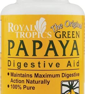 Royal Tropics The Original Green Papaya Digestive Aid -- 75 Capsules