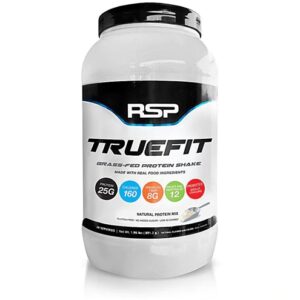 RSP Nutrition TrueFit Proteína Isolada e Concentrada Grass-Fed Natural 880g