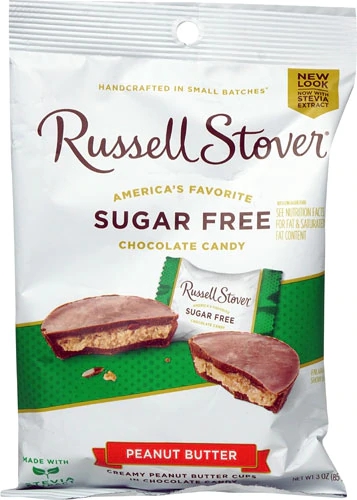 Chocolate Zero Açúcar Russell Stover com Amendoim - 85g