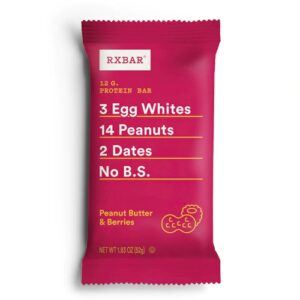 Comprar rxbar 12 g. Protein bar peanut butter & berries -- 12 bars preço no brasil bars breakfast bars food & beverages suplementos em oferta suplemento importado loja 19 online promoção -