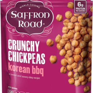 Saffron Road Crunchy Chickpeas Gluten Free Korean BBQ -- 6 oz