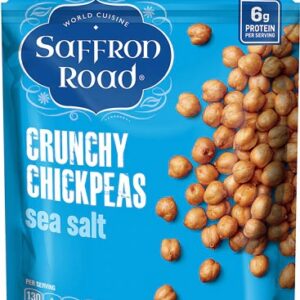Grão de Bico Crocante Saffron Road Sem Glúten Sal Marinho 170g