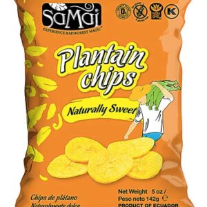 Comprar samai plantain chips naturally sweet -- 5 oz preço no brasil chips food & beverages plantain chips snacks suplementos em oferta suplemento importado loja 13 online promoção -