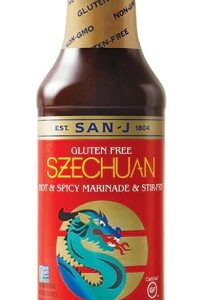 Molho Szechuan San-J para Glacear e Mergulhar - 296ml