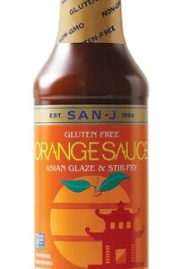 Molho Asiático Laranja San-J Sem Glúten 296ml - Refogar e Glacear