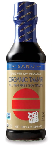 San-J Organic Gluten Free Soy Sauce Tamari -- 10 fl oz