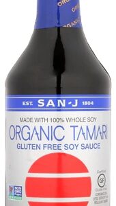Molho Tamari San-J Orgânico Reduzido em Sódio Sem Glúten 591ml - Sabor e Saúde