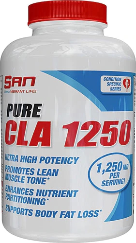 San Pure CLA 1250 - 180 Cápsulas Gelatinosas - Ácido Linoleico Conjugado