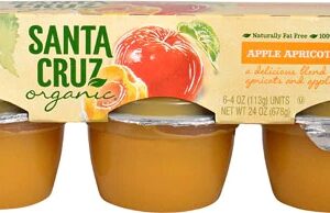 Purê de Maçã e Damasco Orgânico Santa Cruz - 113g