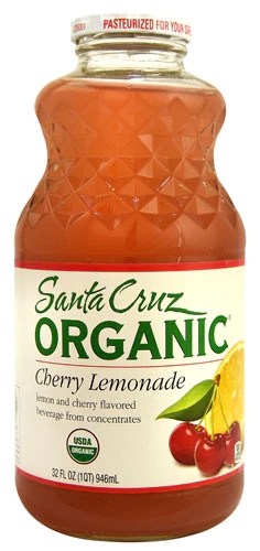 Santa Cruz Lemonade Limão Cereja Orgânico 946ml - Refrescância Natural