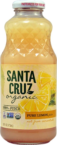 Suco de Limão Orgânico Puro Santa Cruz 473ml - Frescor e Saúde Natural
