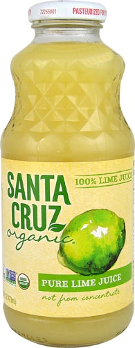 Suco Puro de Limão Orgânico Santa Cruz - 473ml - Frescor e Saúde Natural
