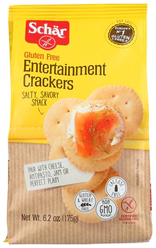 Biscoitos Salgados Sem Glúten Schär Entertainment - 175g
