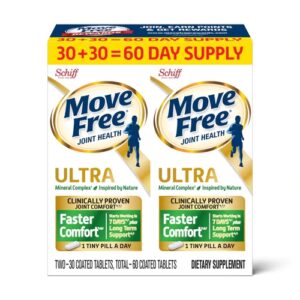 Schiff Move Free Joint Health Ultra 2-in-1 com ComfortMax - 60 Comprimidos Revestidos