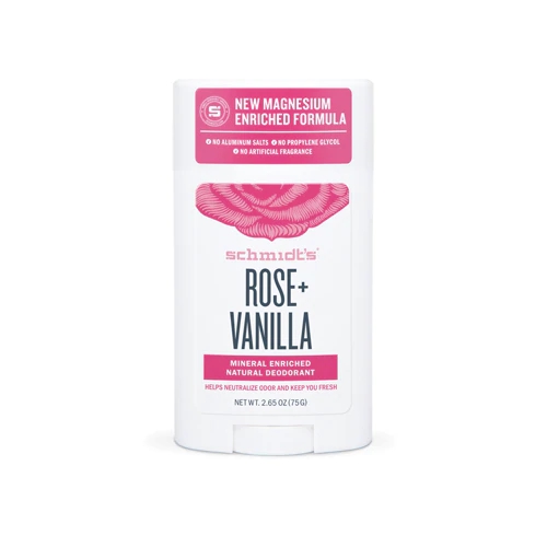 Desodorante Schmidt's Rosa e Baunilha Stick 75g - Cuidados Naturais