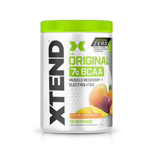 Scivation XTEND Natural Zero Laranja Paixão Fruta - 25 Porções - Suplemento BCAAs