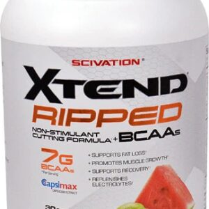 Scivation XTEND Ripped Watermelon Lime - 30 Porções - Queima de Gordura e Recuperação Muscular