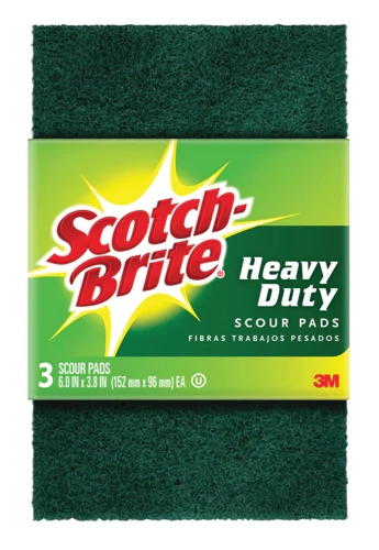 Esponja Scotch-Brite Heavy Duty 3 Unidades - Limpeza Pesada Eficaz