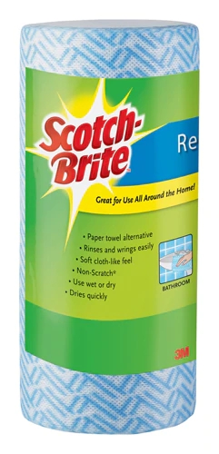 Scotch Brite Multi Purpose Wipes Roll -- 40 Wipes