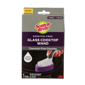 Kit Limpador Scotch-Brite para Fogão de Indução com 2 Refis - 1 Esfregão + 2 Pontas