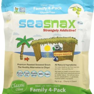 Comprar seasnax roasted olive seaweed family 4-pack -- 2. 16 oz preço no brasil food & beverages other seafood seafood suplementos em oferta suplemento importado loja 11 online promoção -