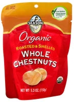 Comprar season organic whole chestnuts roasted & shelled -- 5. 3 oz preço no brasil almonds food & beverages nuts suplementos em oferta suplemento importado loja 17 online promoção -
