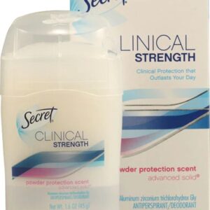 Secret Clinical Strength Smooth Solid Desodorante Antitranspirante em Pó - 45g