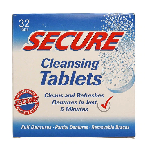 SECURE Cleansing Tablets - 32 Comprimidos para Limpeza e Bem-Estar