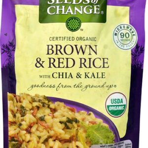 Comprar seeds of change organic brown & red rice with chia & kale microwave pouch -- 8. 5 oz preço no brasil food & beverages rice rice & grains rice blends suplementos em oferta suplemento importado loja 13 online promoção -